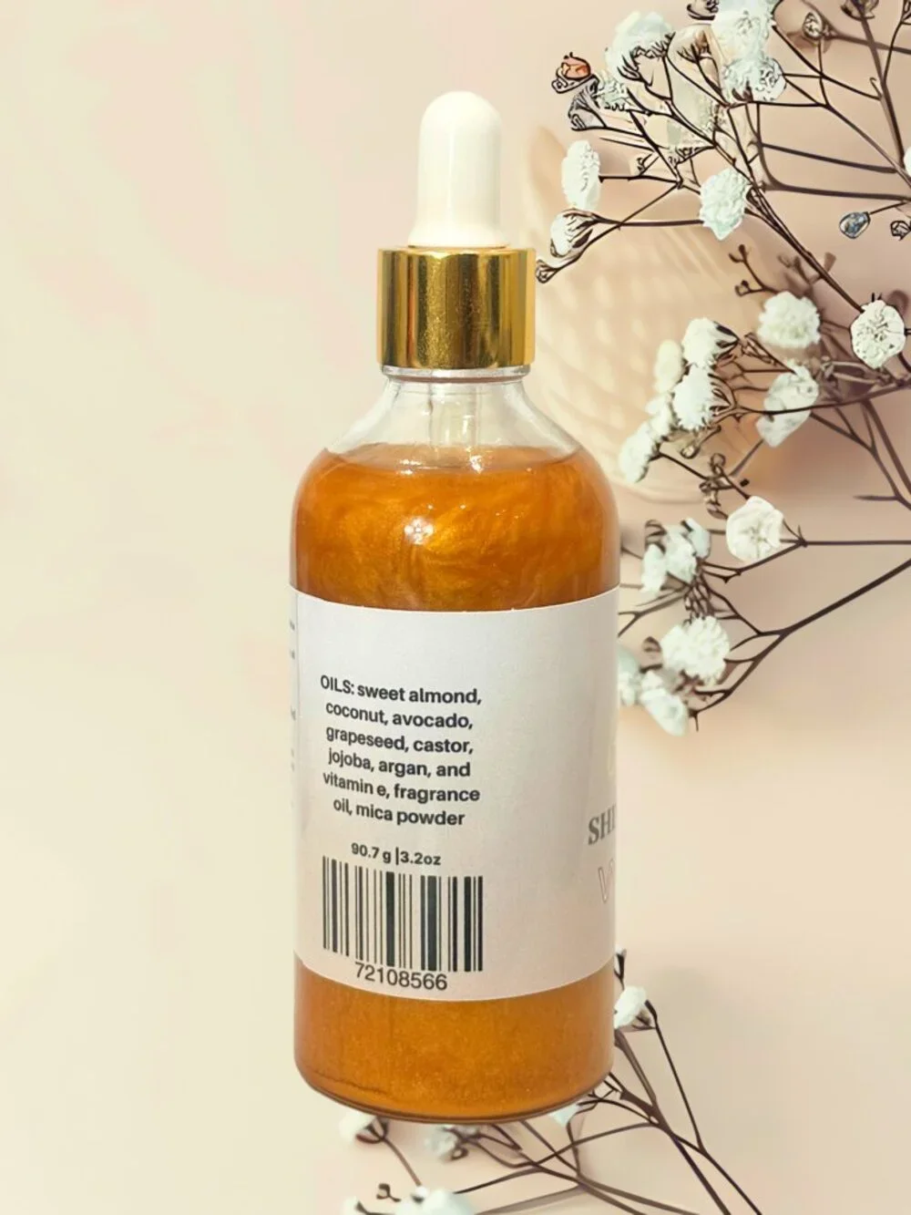 Phat Bath & Body White Tea & Rose Glowing Goddess Shimmer Body Oil
